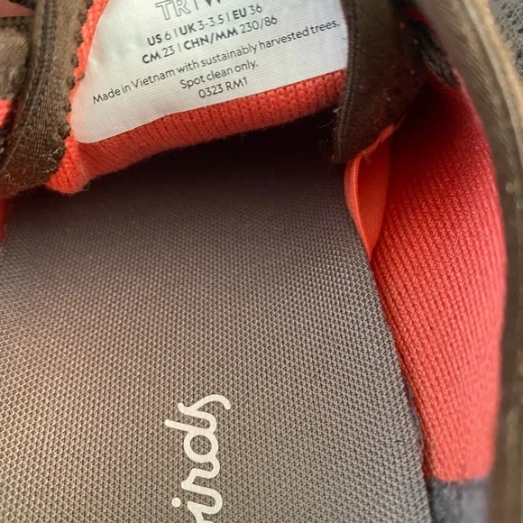 Allbirds Red and Black Sneakers - Picture 3 of 6